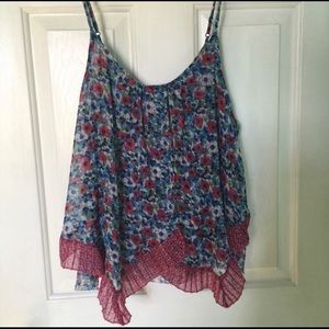 Abercrombie & Fitch Floral Tank Top